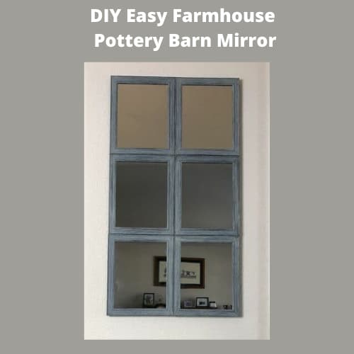 Pottery Barn Knock Off Mirror – Easy DIY
