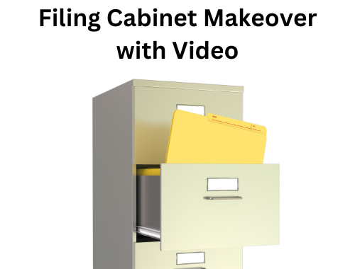 Are you wondering how to do a DIY filing cabinet makeover? I not only did just that but also made a desk and it was so easy!