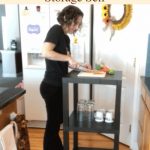Have you ever needed more counter space? I'll share how to build a kitchen island and storage shelf for your home, and show how many ways you can use it.