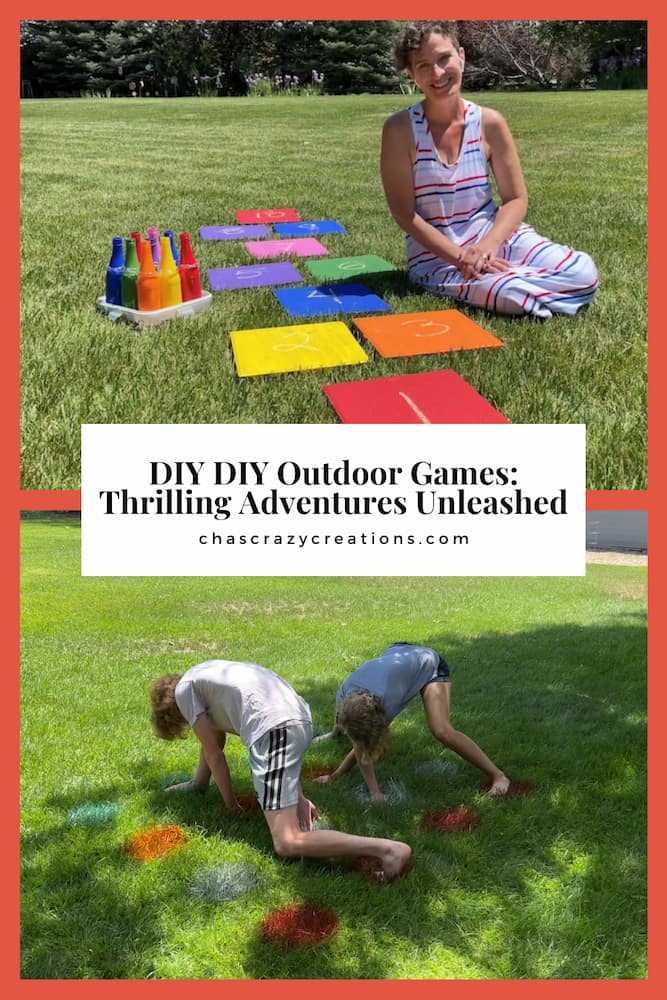Looking for outdoor games? We created some easy and inexpensive outdoor games for our yard on a budget. There are so many ideas in this one post alone!  Outdoor games for families, outdoor games for teens, outdoor games for everyone, tons of ideas here.