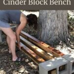 Ever wondered how to make an easy cinder block bench for your outdoor area? I had built this outdoor bench years ago and it was time to fix it up.
