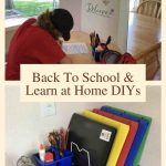 Back to school and learn at home DIYs