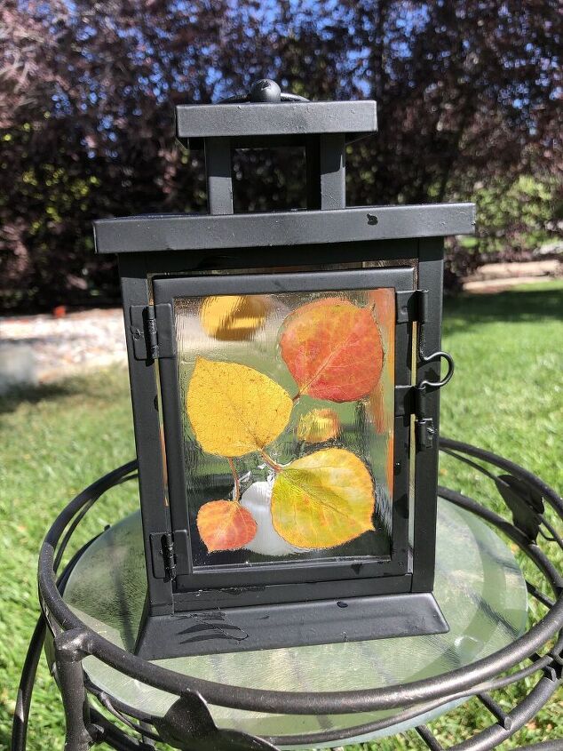 Once my lantern dry, it was ready for display.