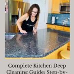 Do you want to know how to deep clean a kitchen? You can clean your kitchen with just a few products and it won't break the bank.