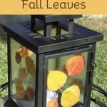 Do you love the colors of fall leaves? Do you wish you could capture those colors? Here's how to preserve fall leaves and I'll be creating a fun lantern with them.