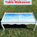 Have you wondered how do you make a coffee table look new? Or maybe how to paint an old coffee table? I'm going to share how I did my coffee table makeover with a $5 garage sale table.
