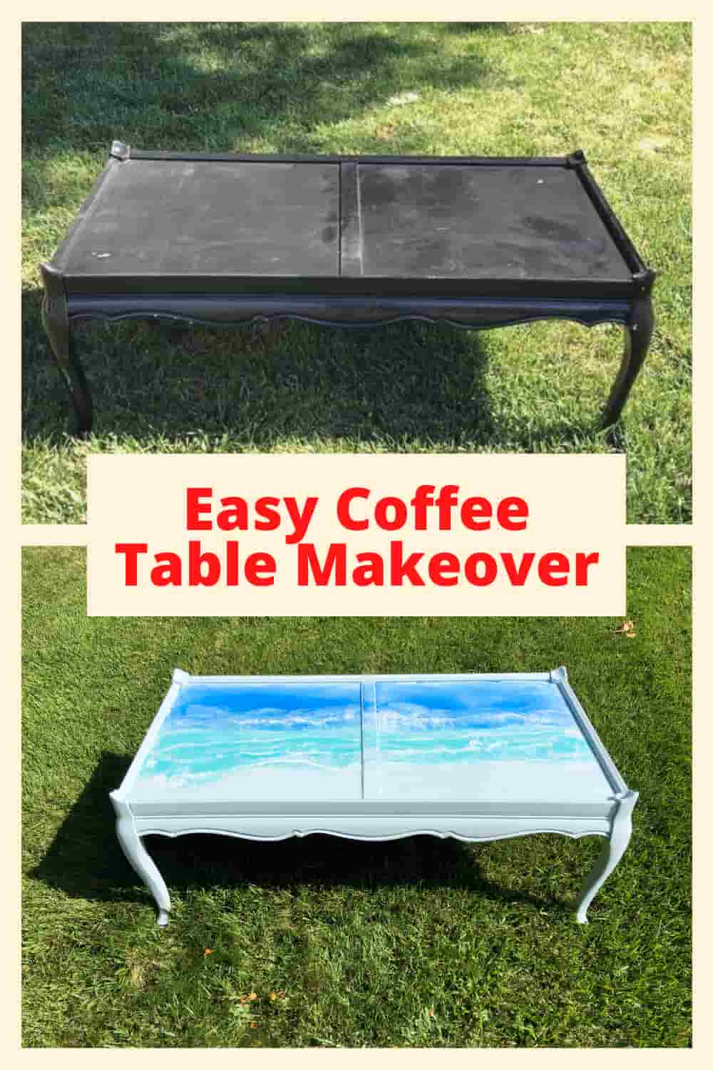 Easy Coffee Table Makeover