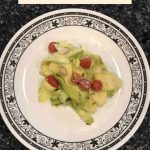 Can you eat zucchini raw in a salad? Yes you can! After breast cancer, my doctors put me on a plant based diet. Here is an easy zucchini salad recipe that our family loves.