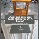 Do you ever wonder how to revamp, update, or makeover a side table? In this post I'm making over a side table.