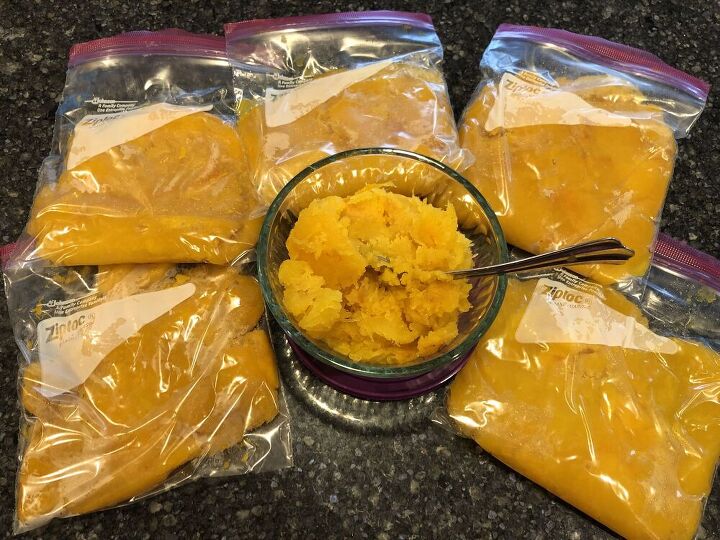 You can eat it as you would other squash like acorn, spaghetti, butternut, etc.  I like to place some in baggies and freeze it for use later.