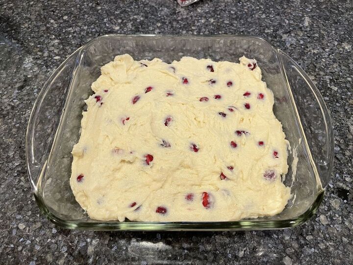 Mix all the 3 ingredients together and place them in a greased bread pan or square baking dish.
