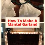 How do you make a mantel garland? I was at my friend Mary's beautiful home (Life At Bella Terra), and I was so excited to decorate your mantel with just 2 items!