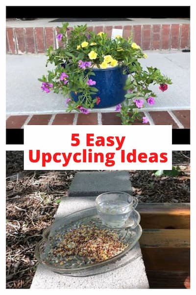 Do you want upcycling ideas for your garden? Here are 5 inexpensive ways you can upcycle things for your yard.
