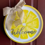 Do you want to make an easy lemon wreath? I made this easy and beautiful wreath with items from Dollar Tree for under $5!