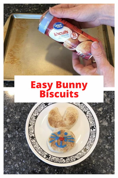 Want to make fun easy bunny biscuits? With a roll of refrigerated biscuits, you can make these easy bunny biscuits anytime. Easy to change up, and my kids still love them to this day!
