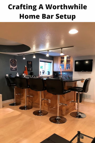 When we finished our basement we wanted a home bar setup.  Here are some of the things we considered while designing the space.