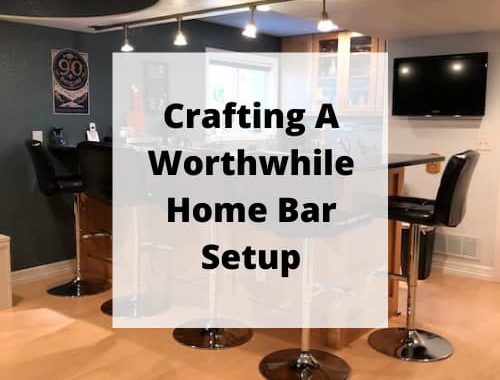 When we finished our basement we wanted a home bar setup. Here are some of the things we considered while designing the space.