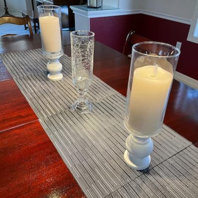 How do you make an easy candle holder? These DIY Candle Holders are so easy to make and most of the items you can find at Dollar Tree and the thrift store!