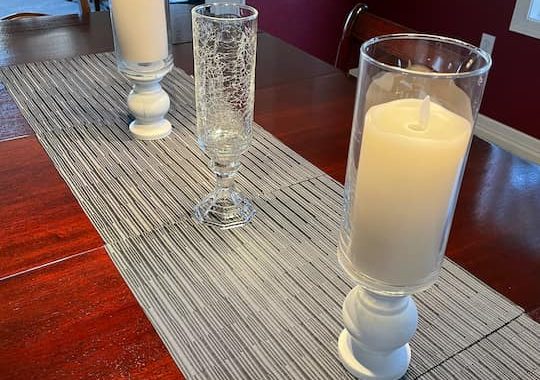 How do you make an easy candle holder? These DIY Candle Holders are so easy to make and most of the items you can find at Dollar Tree and the thrift store!