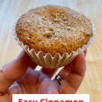 Do you want a great cinnamon muffin recipe? These muffins are so easy to make, they're delicious, and they reminded us of friendship bread.