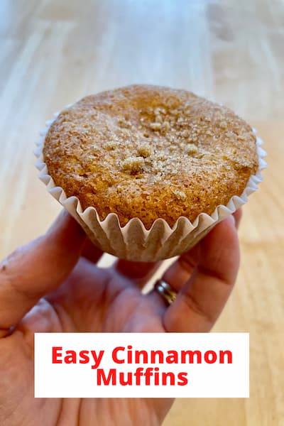 Do you want a great cinnamon muffin recipe? These muffins are so easy to make, they're delicious, and they reminded us of friendship bread.