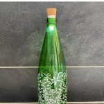 What can you do with glass bottles? Upcycle them with bottle painting and there are so many ways to use the bottle.