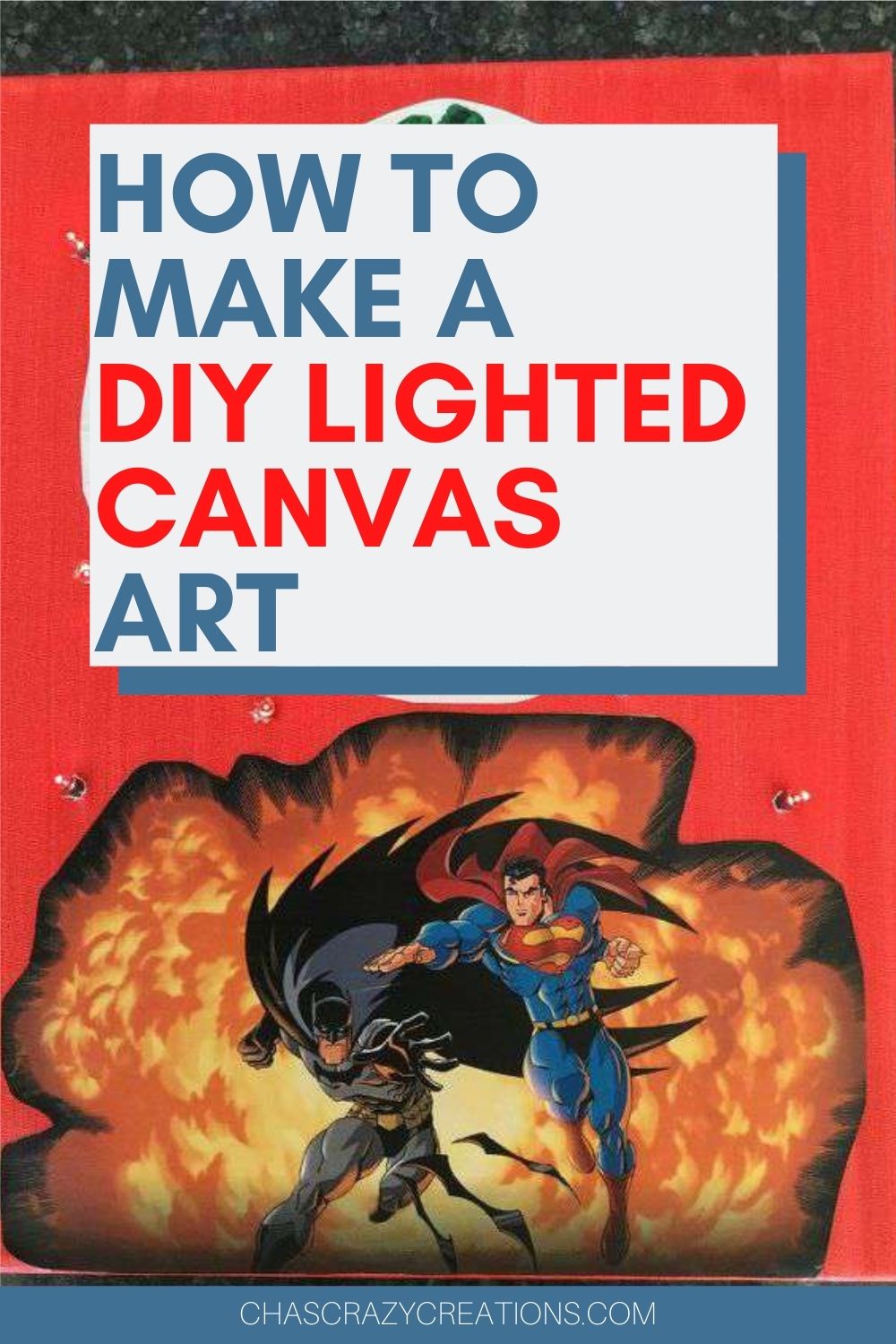 How To Make A DIY Light Up Canvas Art