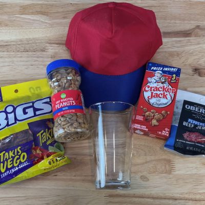 MATERIALS NEEDED TO MAKE A BASEBALL OR SPORT THEMED GIFT