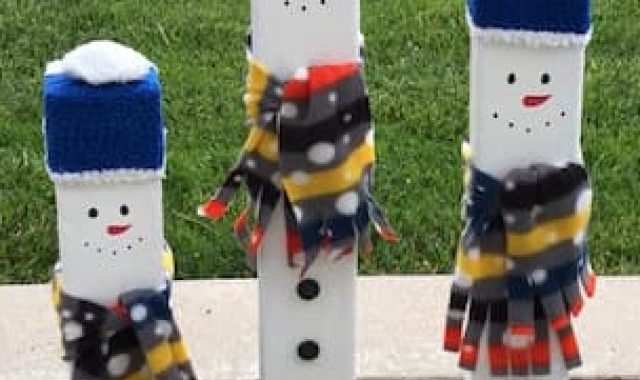 You can find my original Snowman Family Project here. I really loved this little project and at the same time, I can only keep so many projects that I make. You can start with any scrap wood that you want.