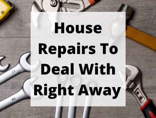 House Repairs To Deal With Right Away