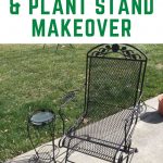 See how I repurposed a plant stand and patio furniture. The plant stand was turned into a side table. You can use these steps to update yours