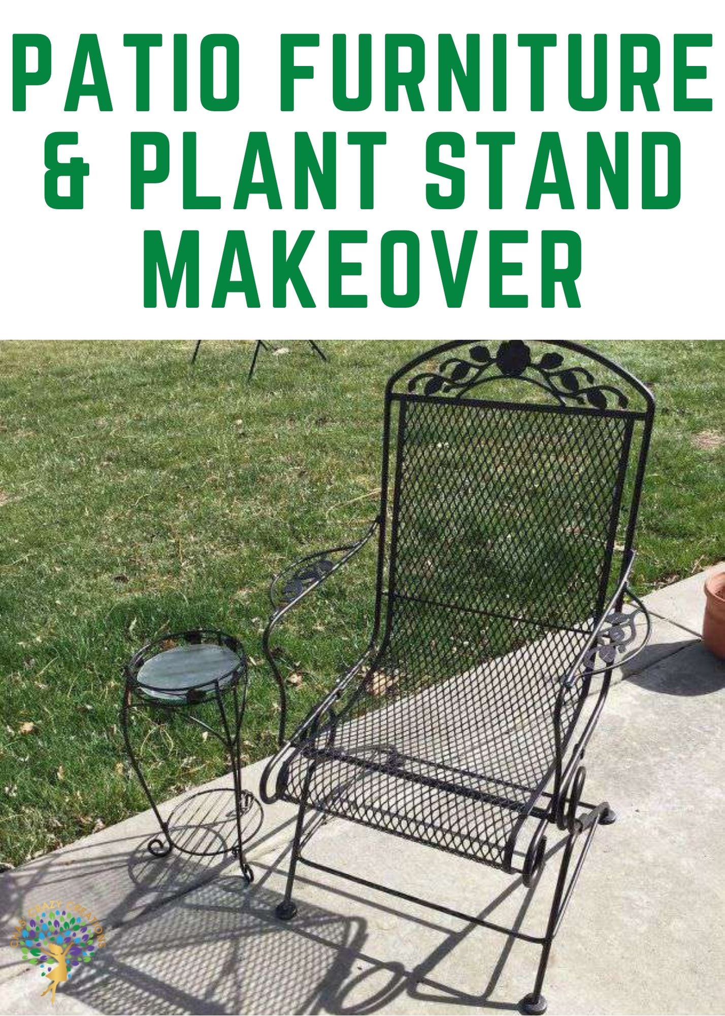 See how I repurposed a plant stand and patio furniture. The plant stand was turned into a side table. You can use these steps to update yours