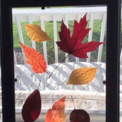 How To Make A Fun DIY Fall Leaf Sun Catcher