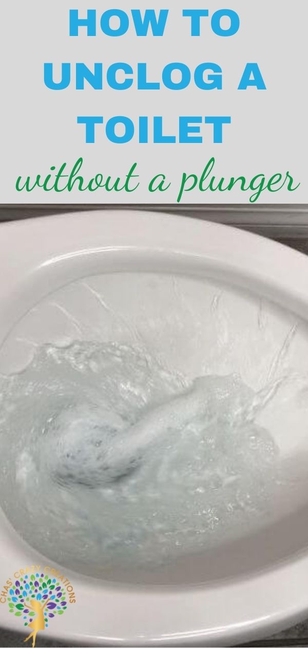 How do you unblock a toilet without a plunger? Sometimes our toilets get blocked from time to time.  I'm going to share how to unclog a toilet without a plunger.  