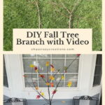 How to make this DIY fall tree branch
