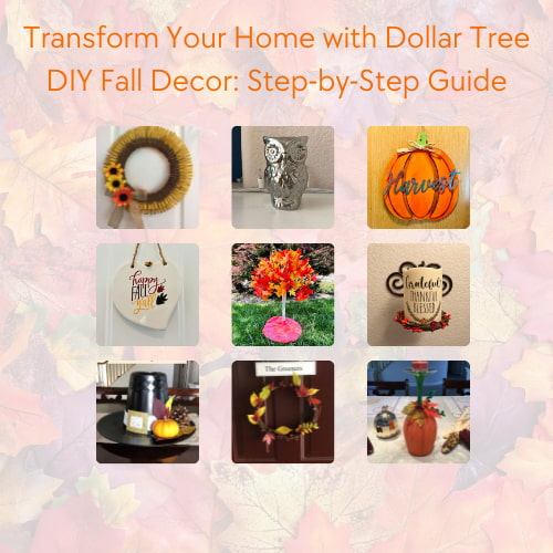 Are you looking for Dollar Tree DIY Fall Decor ideas? Look no further and I'll share with you a few DIYs I've created on a budget!