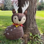 Do you want an easy pumpkin craft idea? Turn foam pumpkins into a cute deer that you can keep up year-round with just a few simple changes.