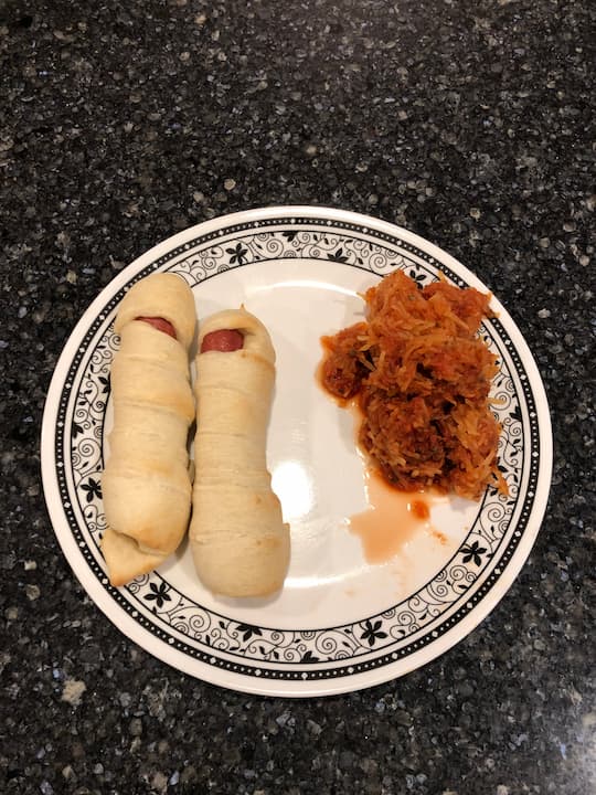 Who wants a Halloween mummy hot dog? My kids get excited for this fun and easy meal every October and it's delicious.