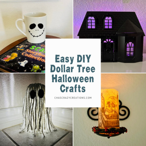 Do you love Dollar Tree? Me too! I'm sharing 20 amazing and easy Dollar Tree Halloween Crafts with you!