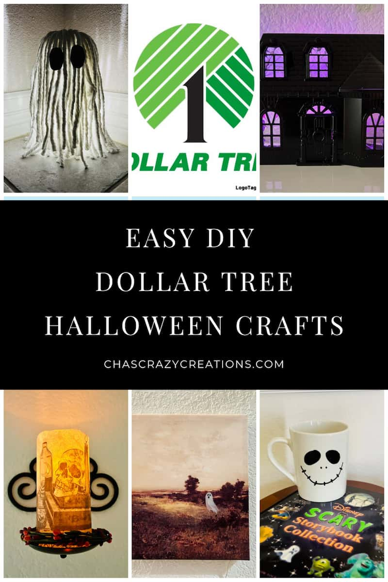 Do you love Dollar Tree? Me too! I'm sharing 20 amazing and easy Dollar Tree Halloween Crafts with you!