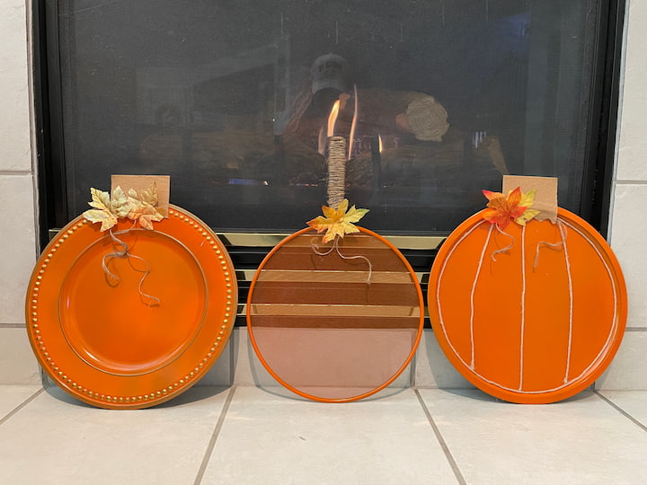 Here are some other pumpkin ideas made from Dollar Tree items