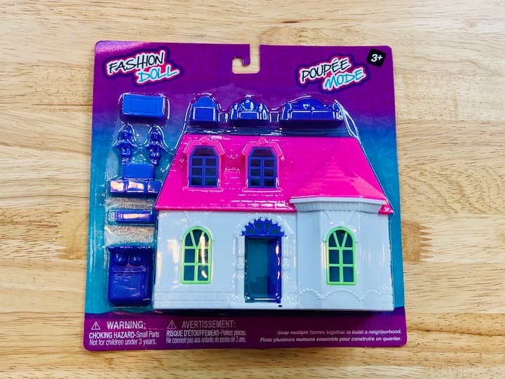 Head to the toy section and grab one of these houses for the next DIY.