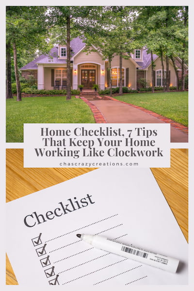Do you want a home checklist? I have 7 tips for things you need to check on a regular basis to keep your home working like clockwork.