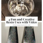 I have 4 fun and easy resin uses to share with you including some fun serving utensils for the holidays and great gifts for family and friends.