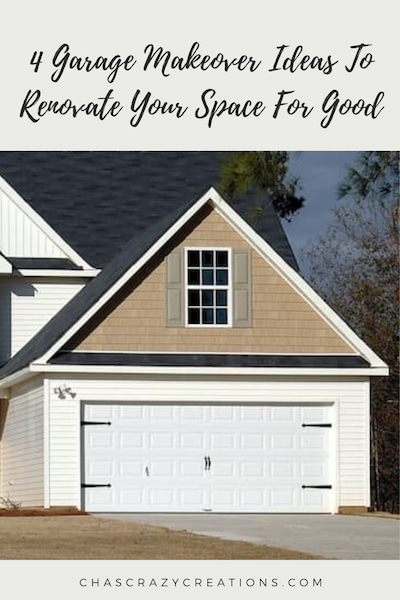 Who needs garage makeover ideas? I have 4 ideas to share on renovating your space to suit your home's needs.