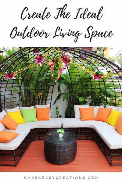  Do you love being outside?  I sure do, and here are 13 ways to create the ideal outdoor living space for your home. 