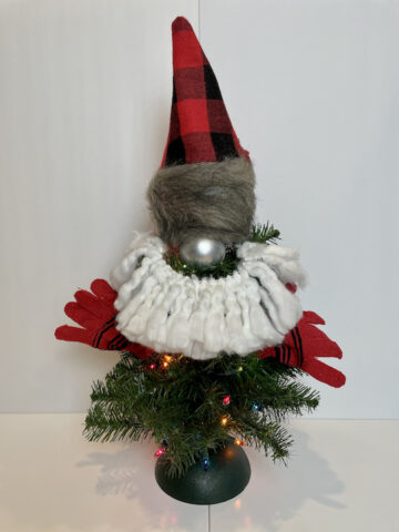 Easy and Cute Dollar Tree DIY Gnome Christmas Tree - Chas' Crazy Creations