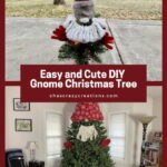 I'm sharing a gnome Christmas Tree made with items from Dollar Tree, and the best part is you can adjust this to any size tree you want.