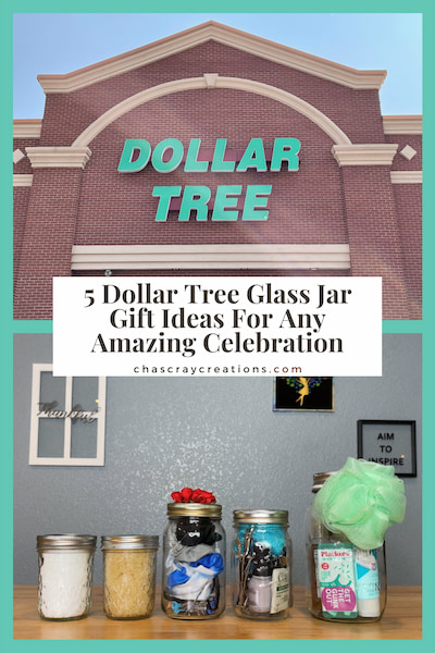 Need a gift idea?  I'm sharing 5 gift ideas for any occasion and they're all under $5 and are gifted in a Dollar Tree glass jar!