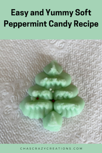 Do you want a soft peppermint candy recipe that's easy?  Look no further as I'm sharing my recipe using a cookie press!